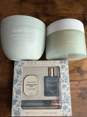 SAND+FOG Marshmallow Skies Body Care Set - Soft Mint